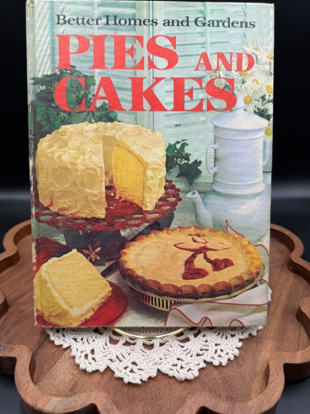 Vintage 1966 Better Homes Gardens Pies Cakes Cookbook Retro Baking